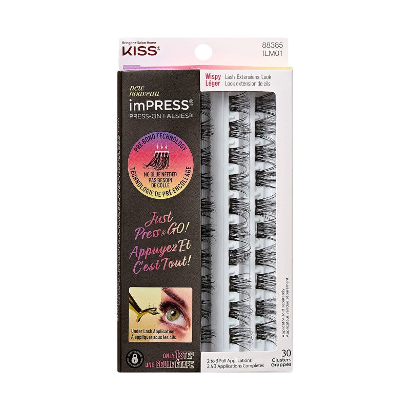 ImPRESS Press-on Falsies Wispy Eyelash Extensions Kit - 30's