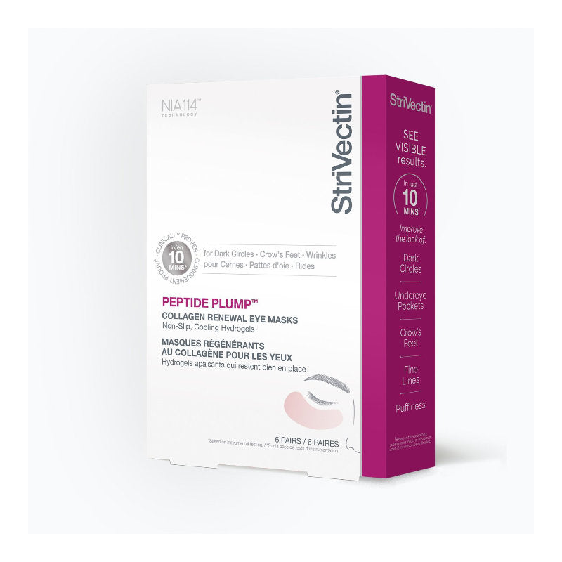 StriVectin Peptide Plump Collagen Renewal Eye Mask - 6's