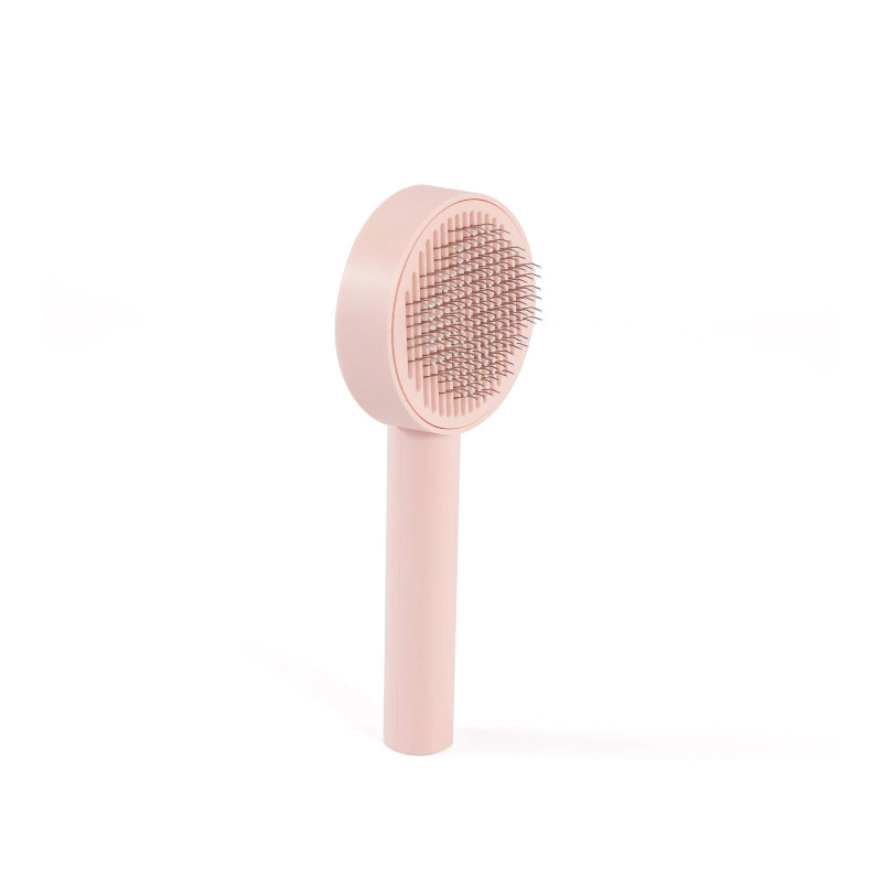 PawsAthletics Beautyfur Pet Brush for Cats, Dogs - Pink