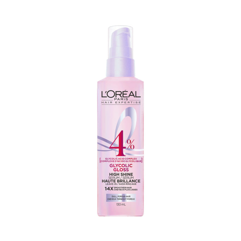 L'Oreal Paris Hair Expertise Glycolic Gloss Leave-in Serum - High Shine - 130ml