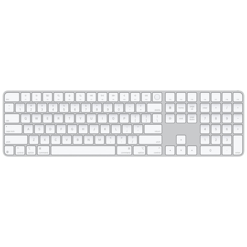 Apple Magic Keyboard with Touch ID and Numeric Keypad - White Keys - MXK73LL/A