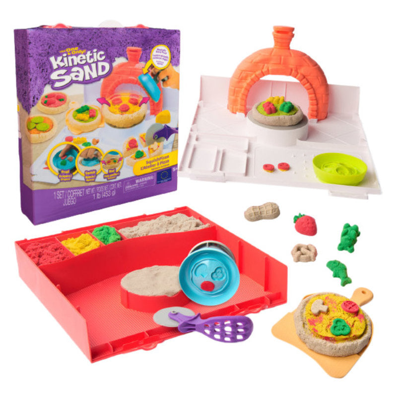 Kinetic Sand Pizza Playset - 5+