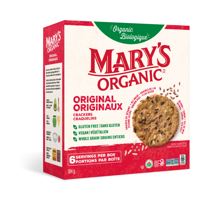 Mary's Organic Crackers - Original - 184g