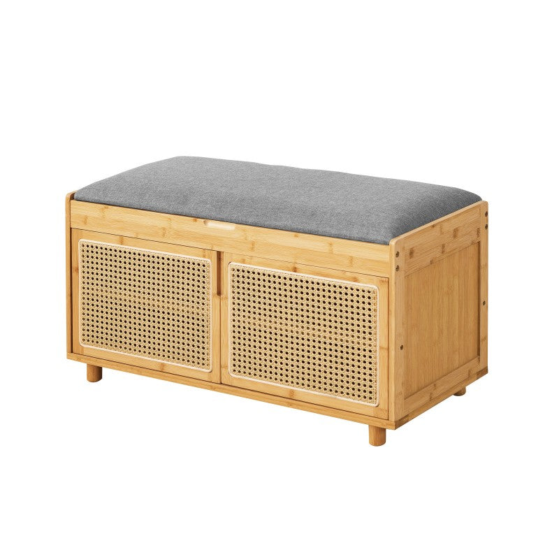 Collection by London Drugs Hallway Storage Bench - Bamboo - 90 x 37 x 45cm