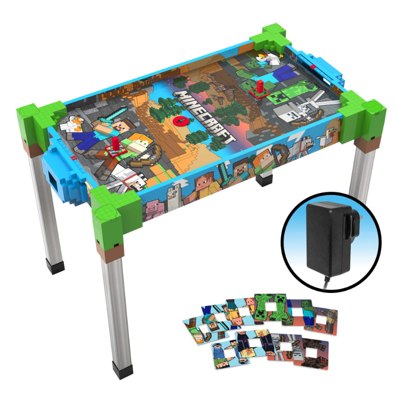 Minecraft Arcade Standing Tabletop Air Hockey Game - 64x54x70cm
