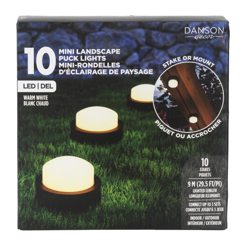 Danson Decor LED Garden Light Set - Warm White - 10 Lights