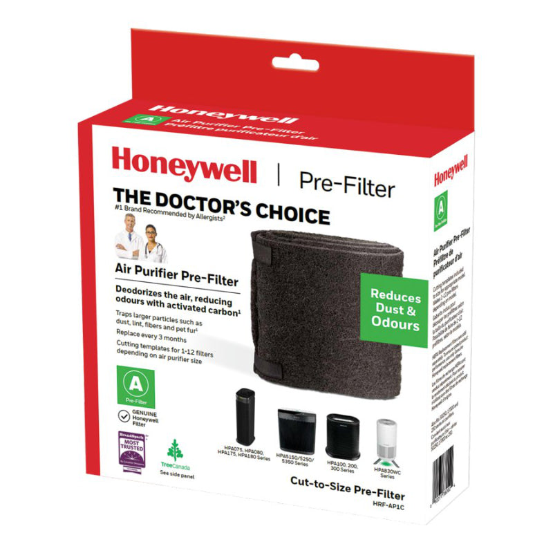 Honeywell HRF-AP1C Pre-Filter A for Air Purifier - Black - HRF-AP1C