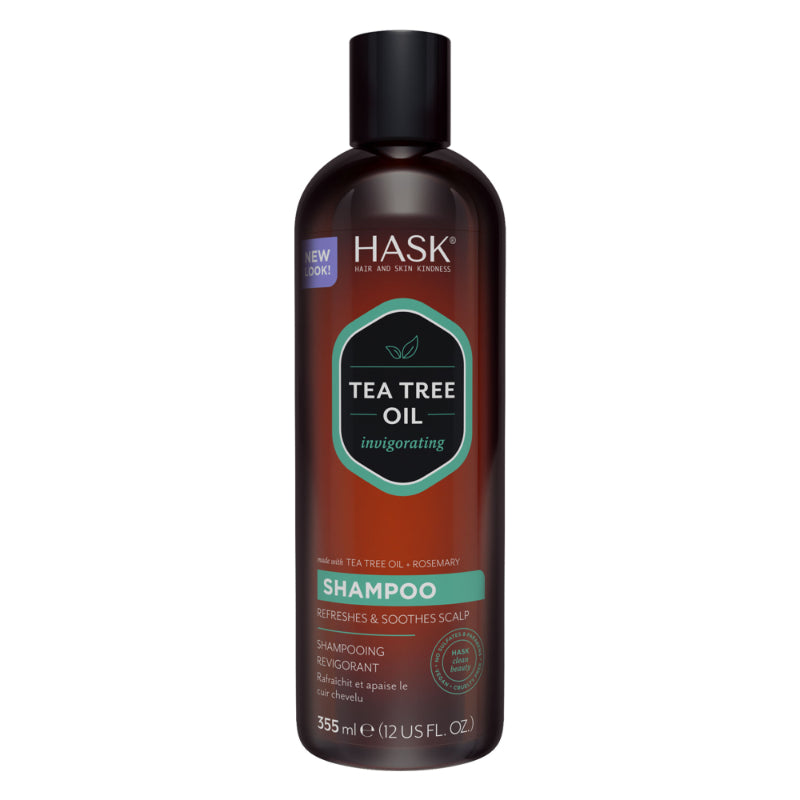 Hask Tea Tree Oil & Rosemary Shampoo - 355ml