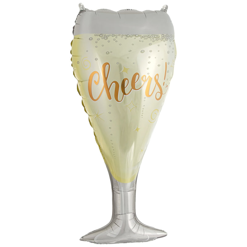 Helium Gold Cheer Foil Balloon
