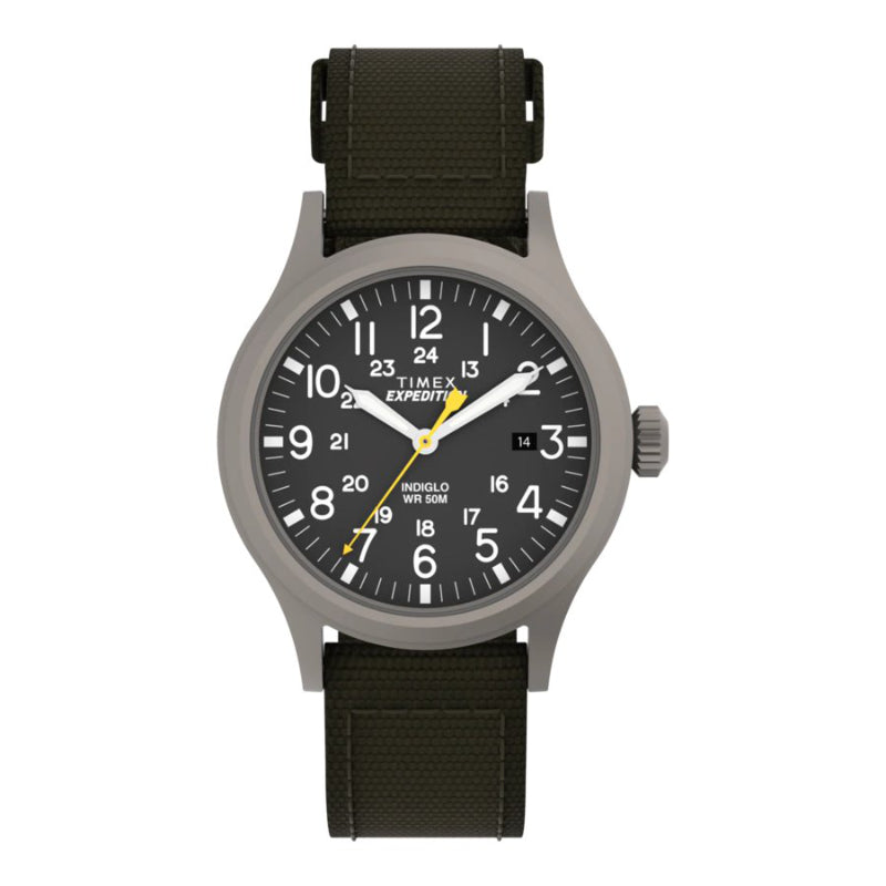 Timex Expedition Scout Wristwatch - Black/Green - T49961GP
