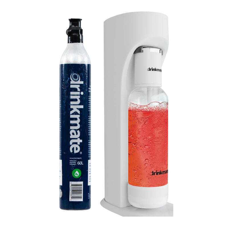 DRINKMATE OmniFizz Soda Maker - Classic White - 410-01-14Z