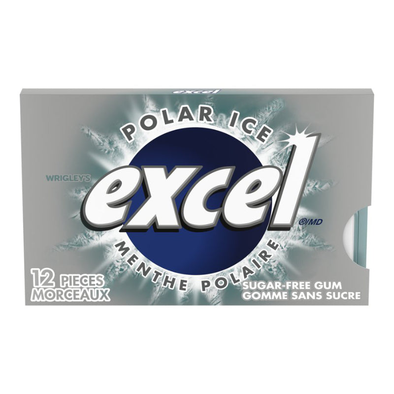 Excel Polar Ice Chewing Gum - 12's