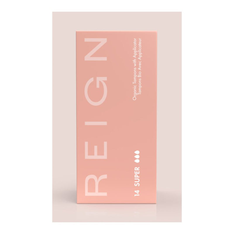 Reign Organic Tampons with Applicator - Super - 14's