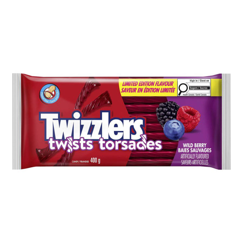 Twizzlers Candy Twists - Wild Berry - 400g