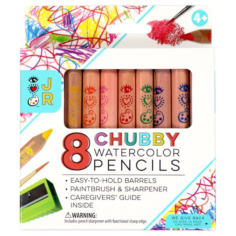 iHeart Chubby Watercolor Pencils - 8s