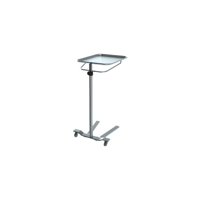Mayo Stand, Height 36-58" Removable 12-5/8" x 19-1/8" Tray, 40 lb