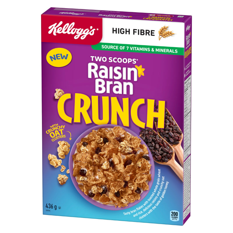 Kelloggs Raisin Bran Crunch - 436g