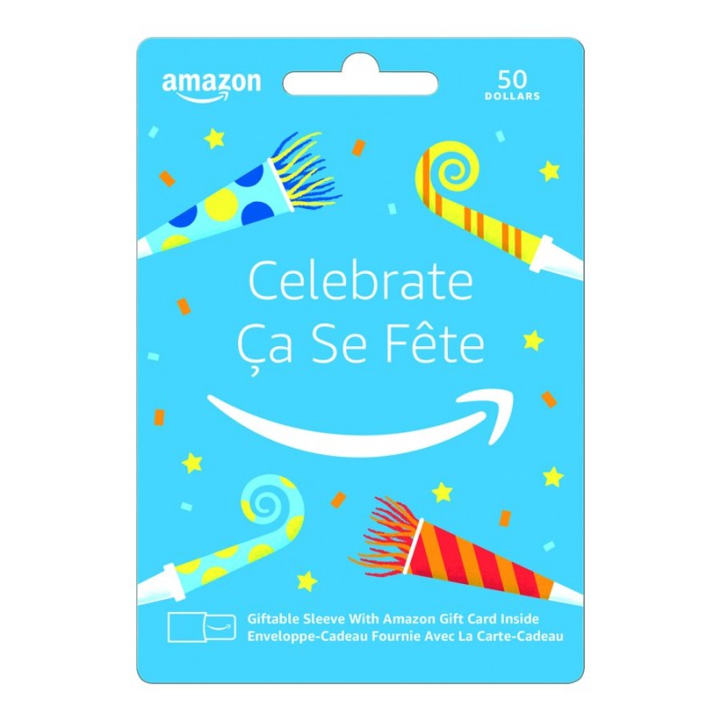 Amazon Celebrate Gift Card - $50