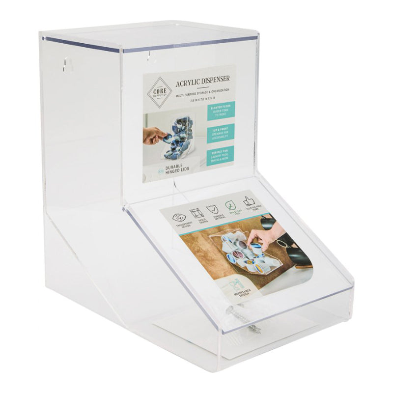 Core Supply Acrylic Kitchen Dispenser - Clear