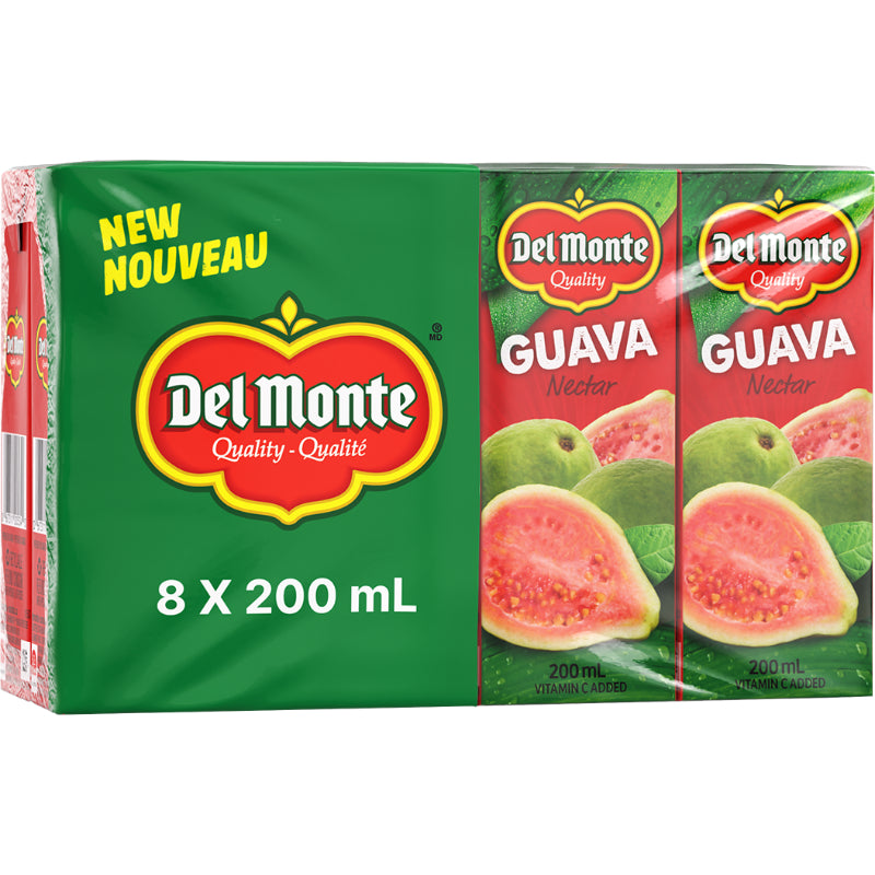 Del Monte Guava Nectar - 8 x 200ml