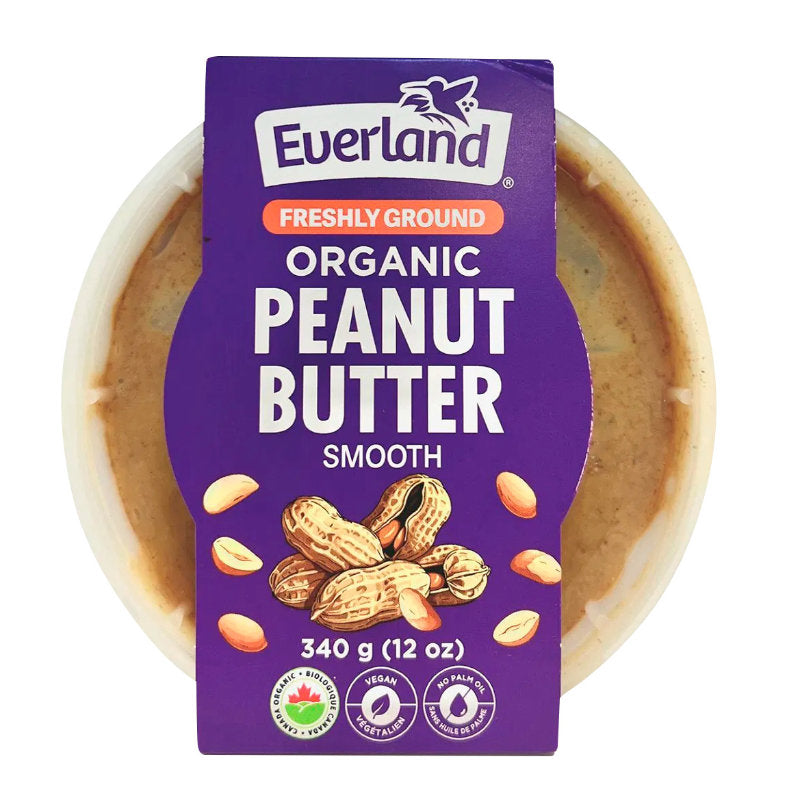 Everland Organic Peanut Butter Smooth - 340g