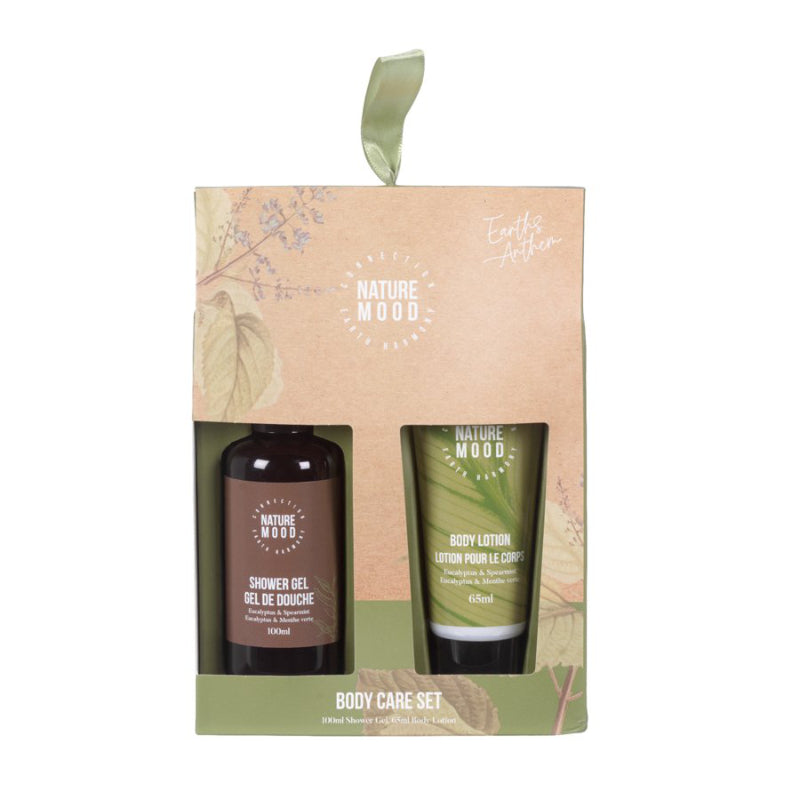 Nature Mood Earth's Anthem Body Care Set - Eucalyptus & Spearmint - 2 pieces
