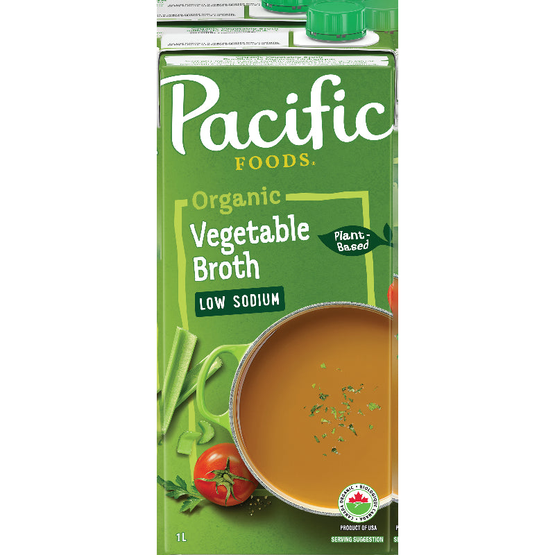 Pacific Foods Low Sodium Vegetable Broth - 1L