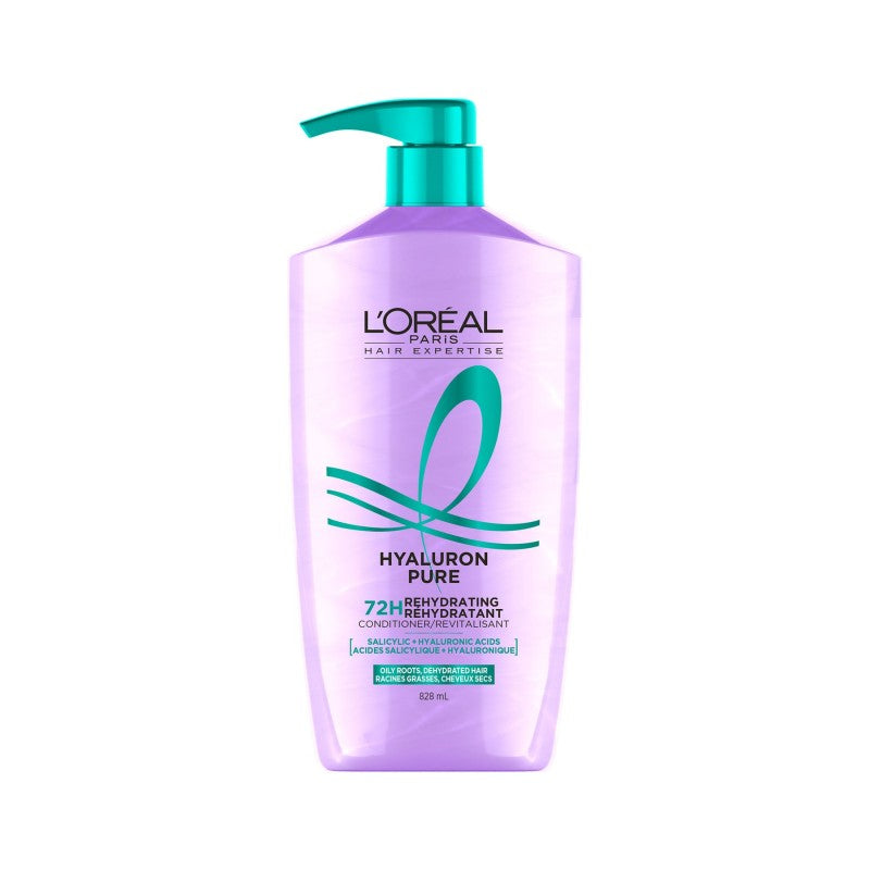 L'Oreal Paris Hair Expertise Hyaluron Pure 72H Rehydrating Conditioner - 828ml
