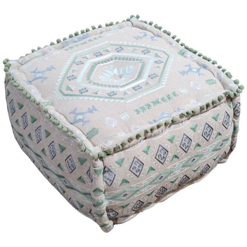 Collection by London Drugs Shaanti Pouf - 50 x 50 x 30cm