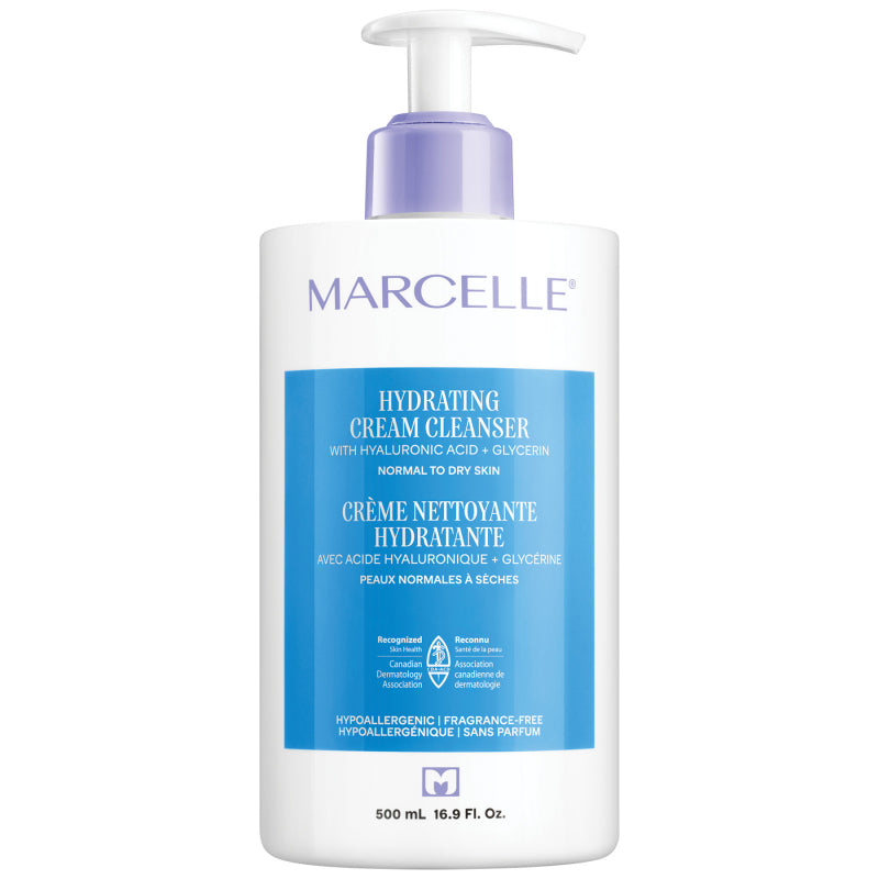 Marcelle Hydrating Cream Cleanser with Hyaluronic Acid + Glycerin - 500ml