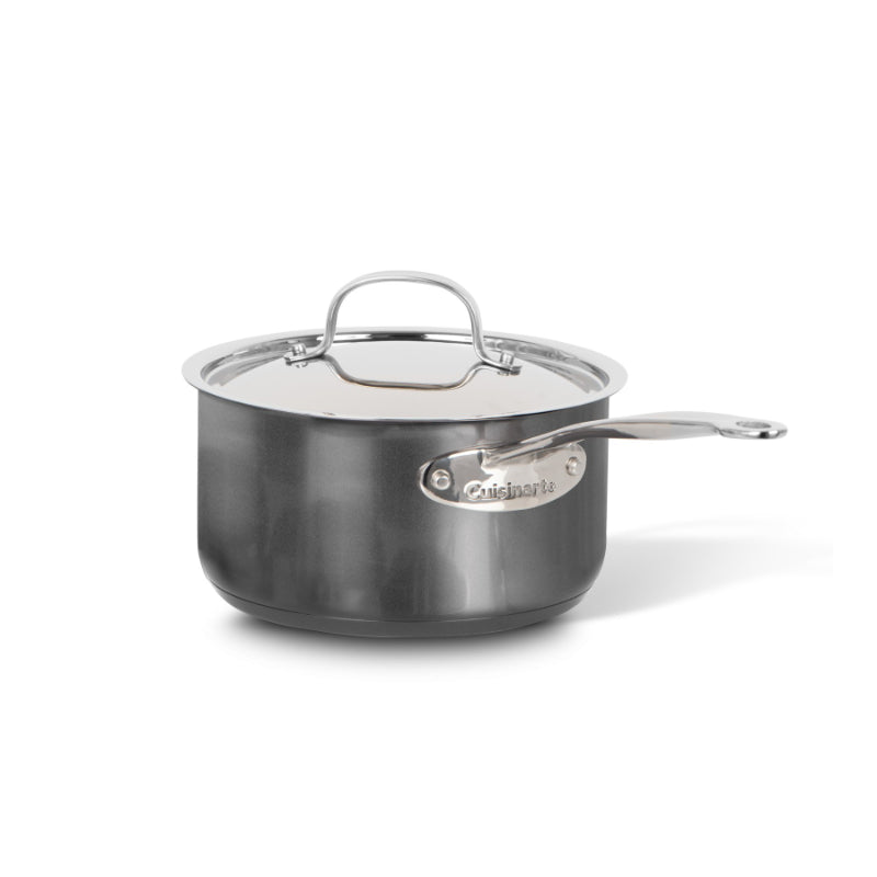 Cuisinart Saucepan with Cover - 3.5qt - Grey