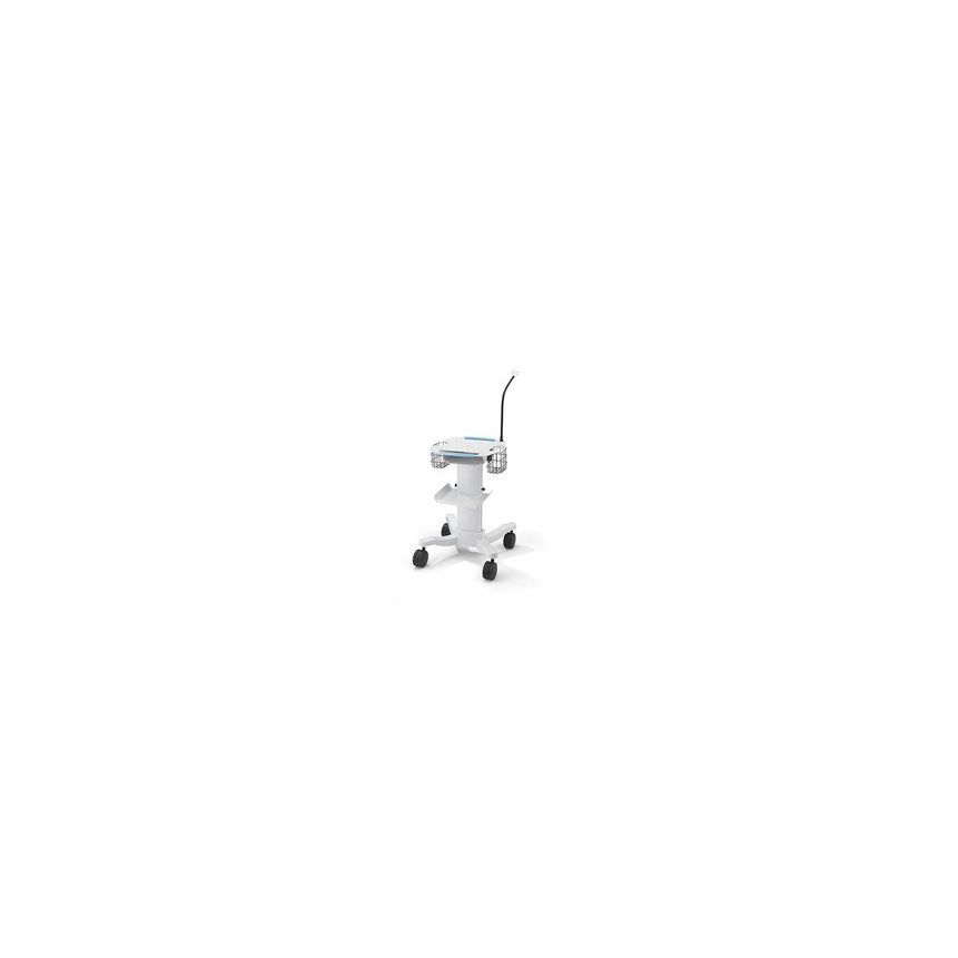Electrocardiograph Office Cart, with Free-wheeling Plastic Wheel