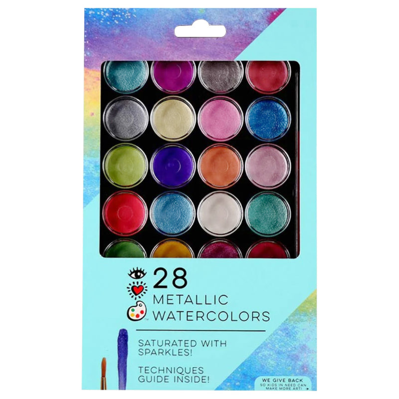iHeart Metallic Watercolors - 28s