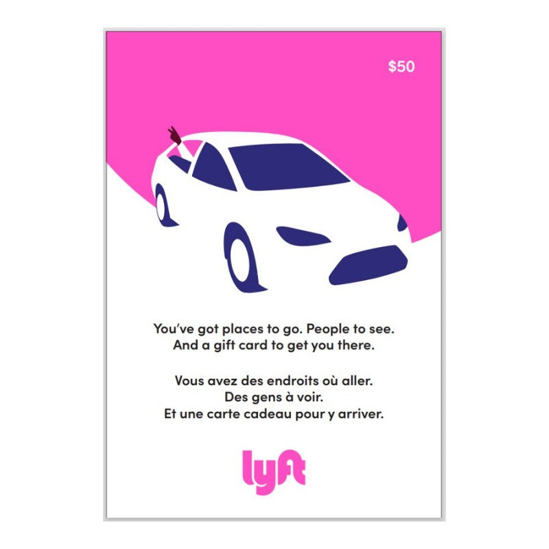 Lyft Gift Card - $50