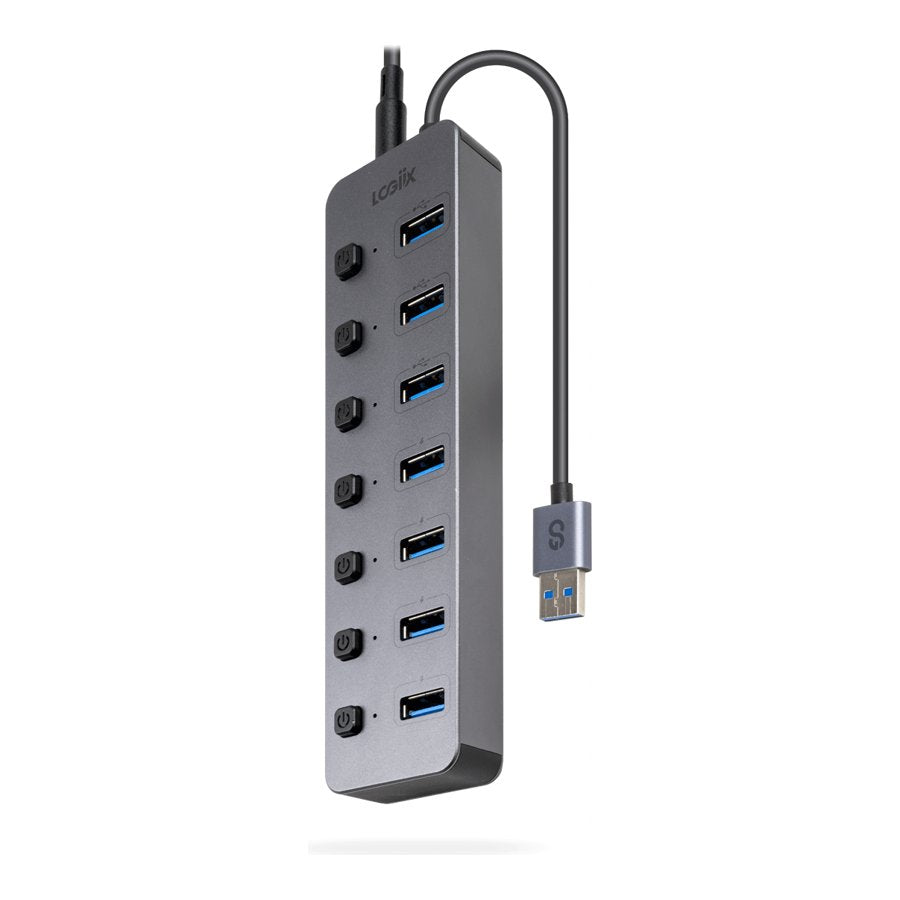 LOGiiX 7-Port USB-A Power Hub - LGX-13870