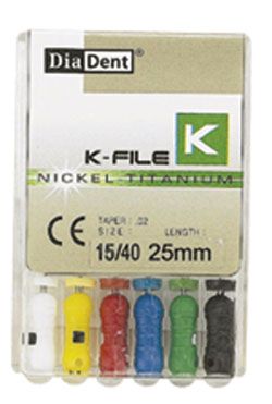 NiTi K-Files, 6/box