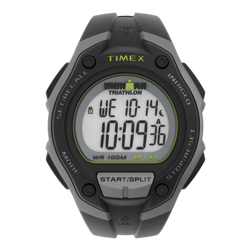 Timex Ironman Classic 30 Full-Size Wristwatch - Silver-Tone/Black - T5K412GP
