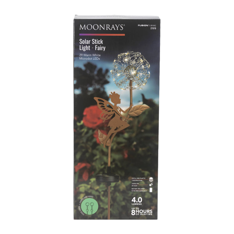 Moonrays Solar LED Decoration Garden Light - Fairy - 17x11x84cm