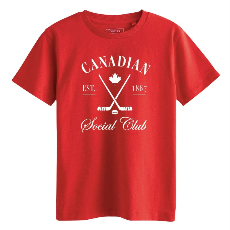 Canada Social Club Tshirt - Assorted - Red