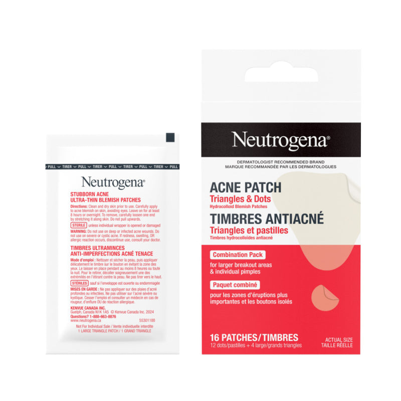 Neutrogena Triangles Combination Pack Acne Patch Set - 16 piece