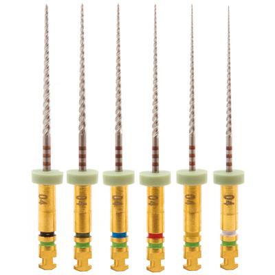 K3 Nickel-Titanium Endodontic Files – 25 mm Length, 6/Pkg