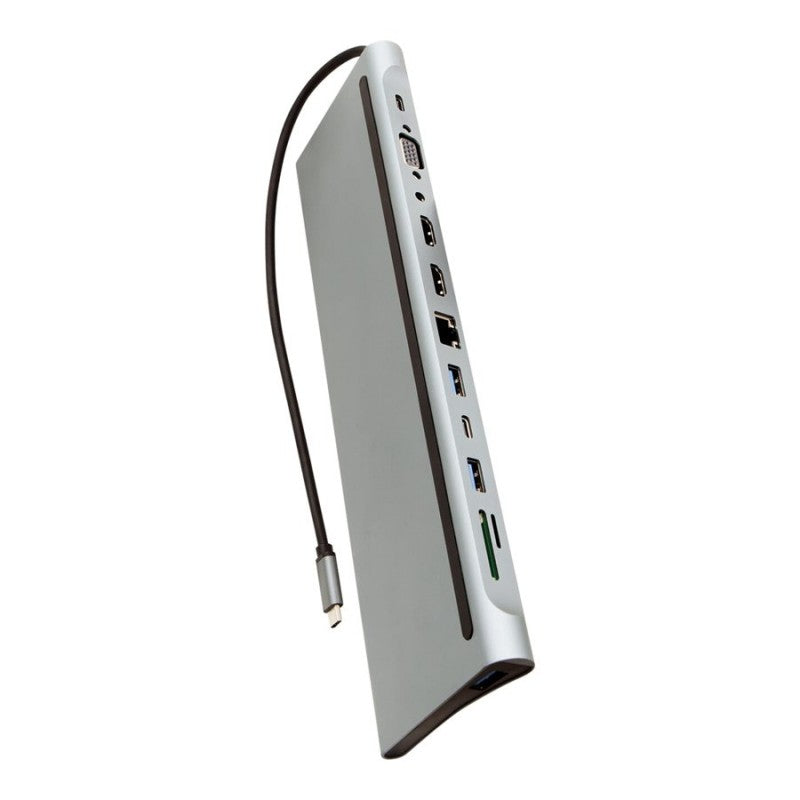 Helix Pro Series USB-C Docking Station - Silver - ETHHUBDH2