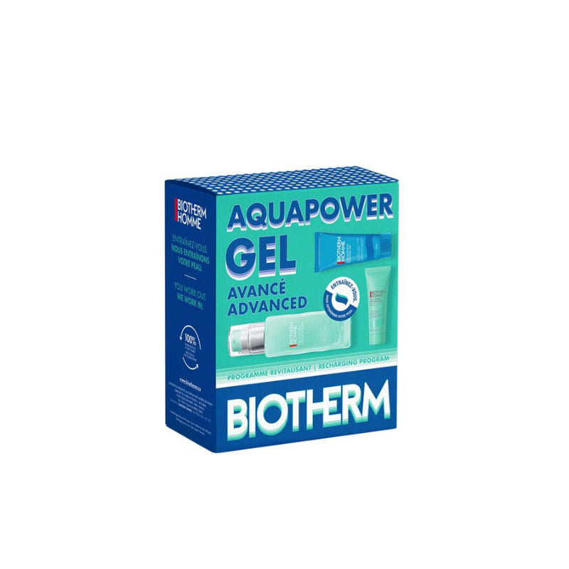 Biotherm Homme Aquapower Recharging Program Skin Care Gift Set - 3 piece
