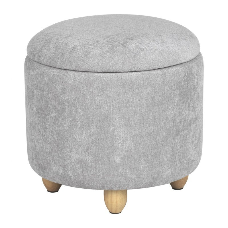 Collection by London Drugs Storage Ottoman - Silver