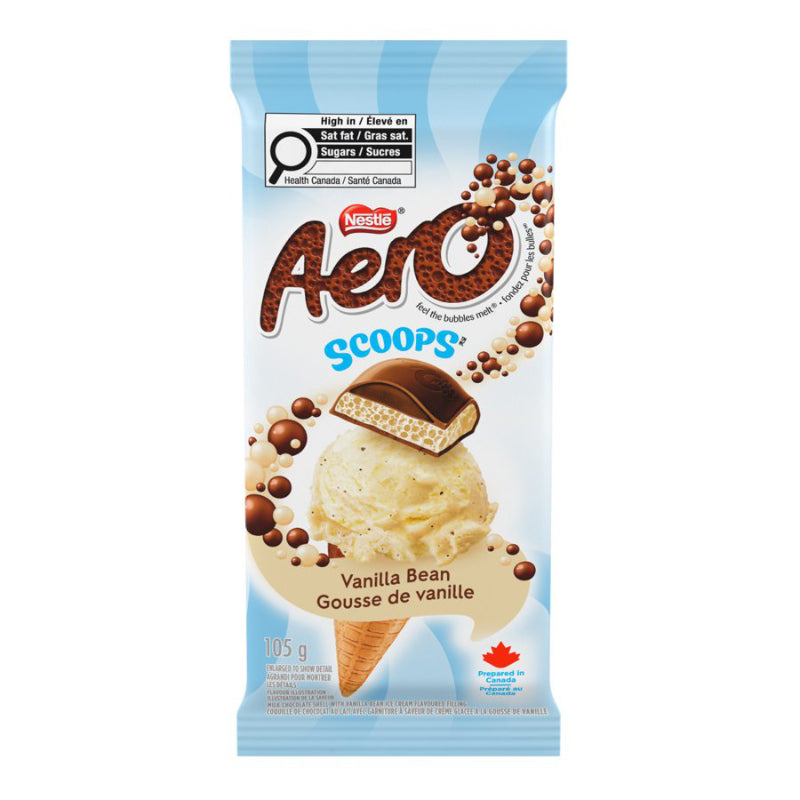 Aero Scoops Milk Chocolate Bar - Vanilla Bean - 105g