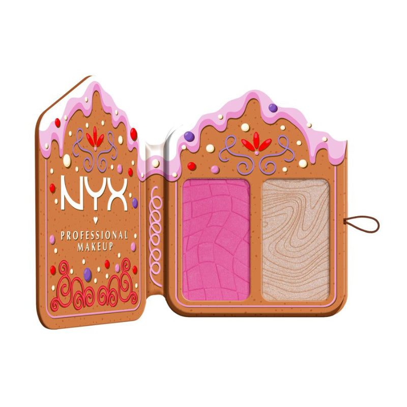 NYX Professional Makeup Holiday Buttermelt Face Palette - Light-Medium - 2 colors