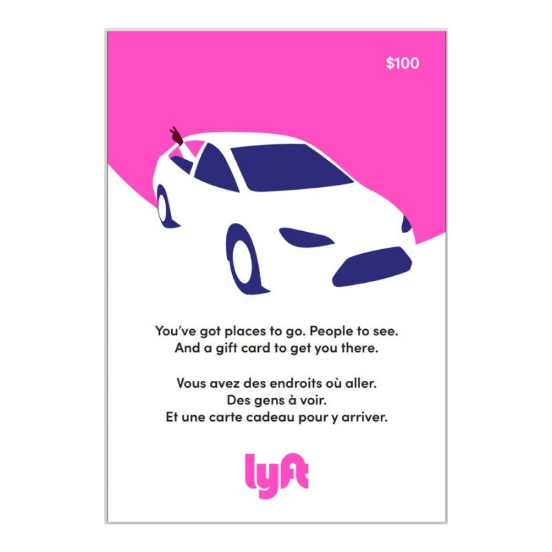 Lyft Gift Card - $100