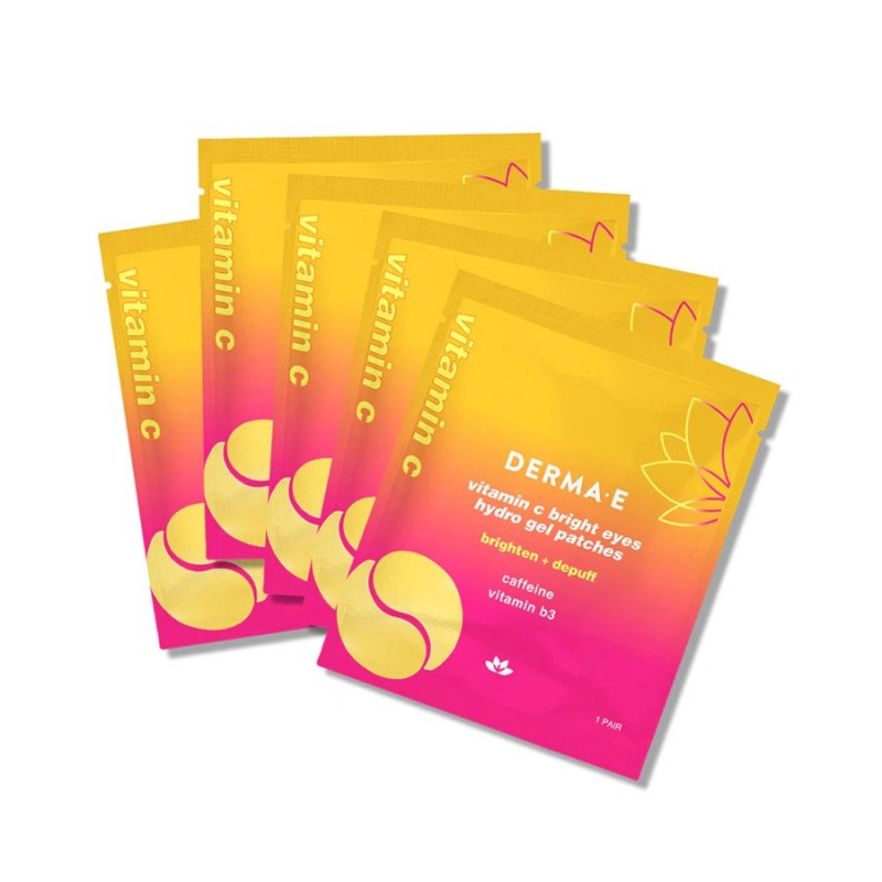 DERMA E Vitamin C Bright Eyes Hydrogel Under Eye Patch - 5 pairs