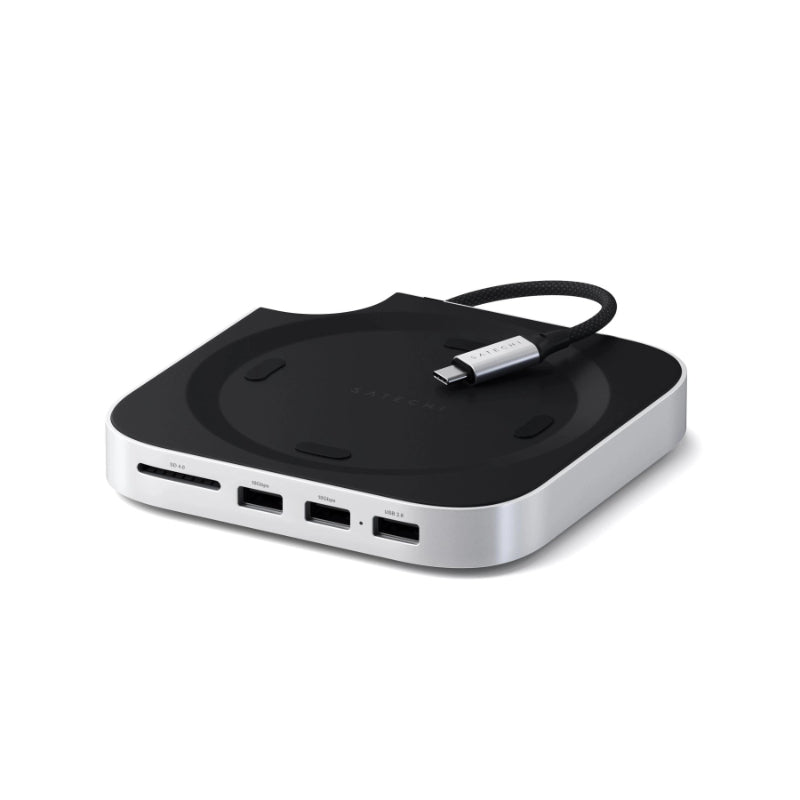 Satechi Stand & Hub with SSD Enclosure for Mac Mini M4 - ST-GNMMES