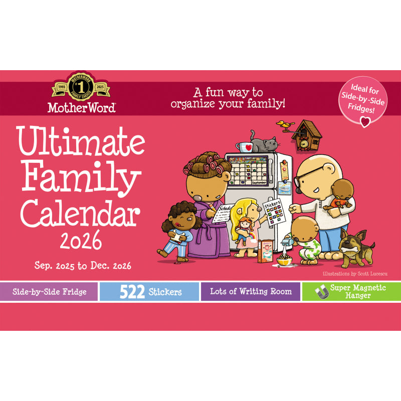 MotherWord Ultimate Family Calendar 2026